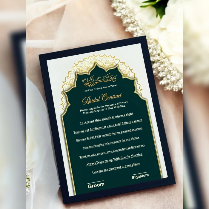 7 Wishes Bridal Contract Dream Wedding Agreement cover image 2