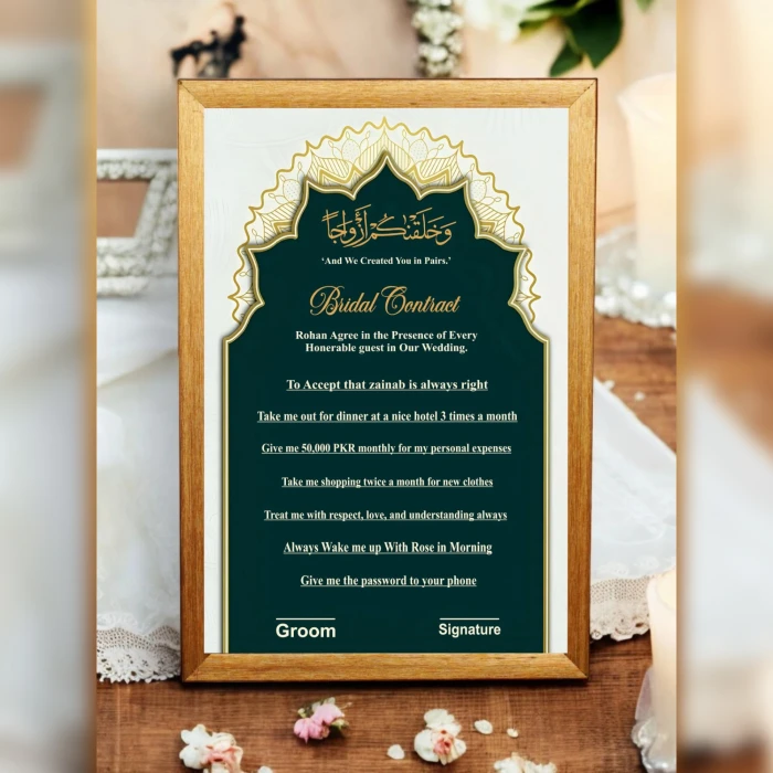 7 Wishes Bridal Contract Dream Wedding Agreement cover image 1
