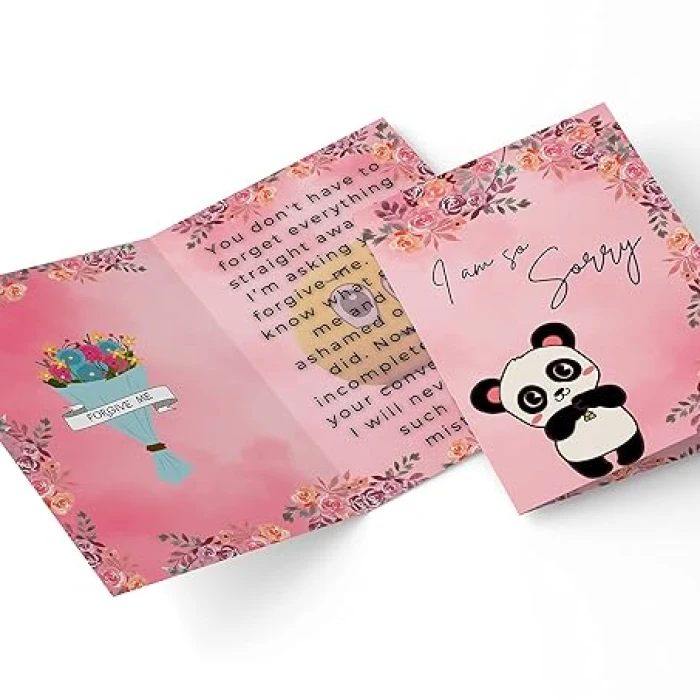 CLUZE Sorry Gift Combo – Greeting Card & Dairy Milk Silk (60g) cover image 3