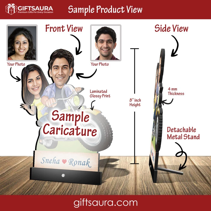 Custom Graduation Caricature Handcrafted Wooden Standee cover image 3
