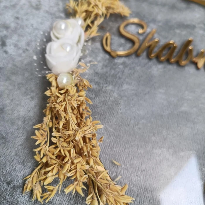 Customized Golden Acrylic Nikkah Frame cover image 1