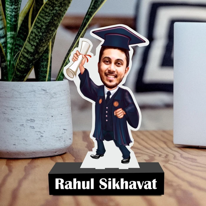Graduation Black Tabletop Photo Frame with Tassel Holder Displays Photo cover image 3