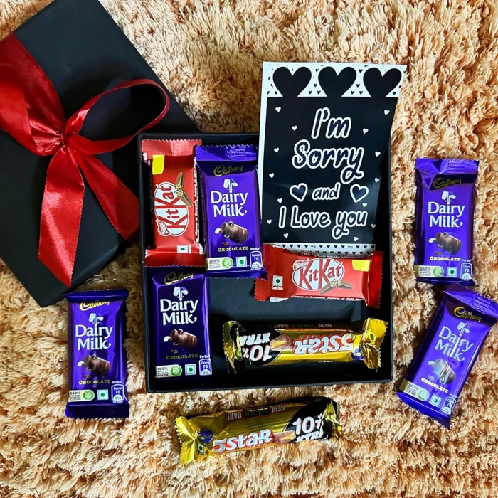 I’m Sorry Chocolate Gift Box with Card Apology Gift for Girlfriend, Boyfriend, Spouse cover image 1
