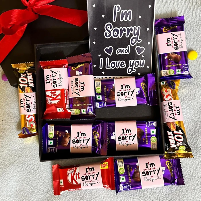 I’m Sorry Chocolate Gift Box with Card Apology Gift for Girlfriend, Boyfriend, Spouse cover image 3