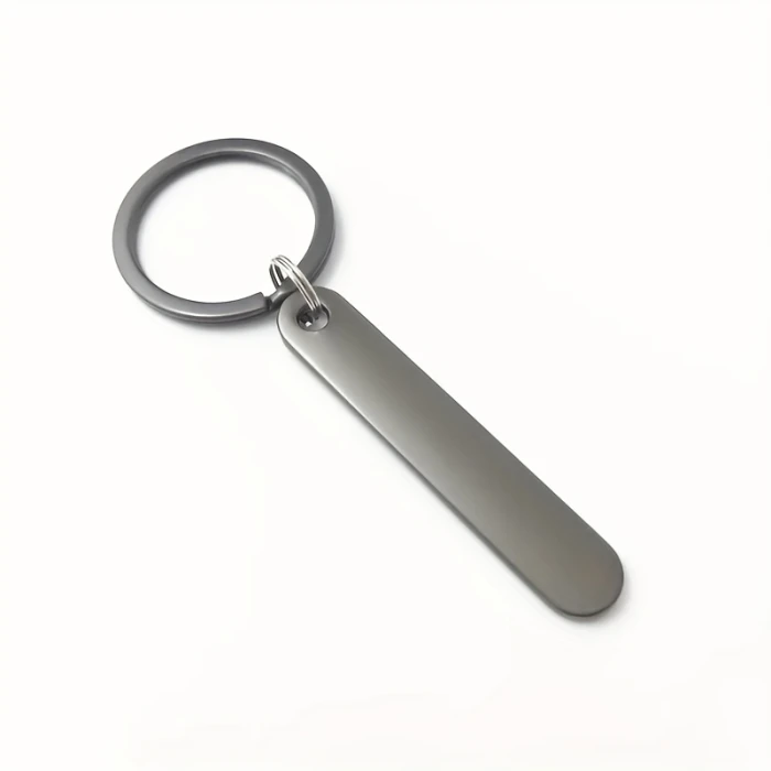 Customizable Double‑Sided Engraved Stainless‑Steel Keychain Personalised Name & Phone Number Tag cover image 5