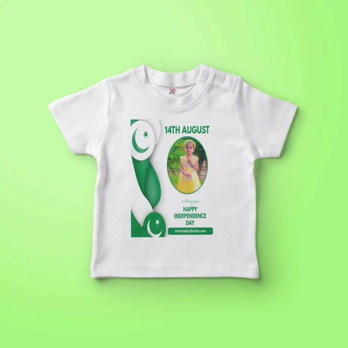 Customized 14 August T-Shirts Azadi Shirts with Picture