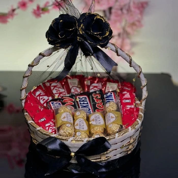 Gourmet Chocolate & Snack Gift Basket