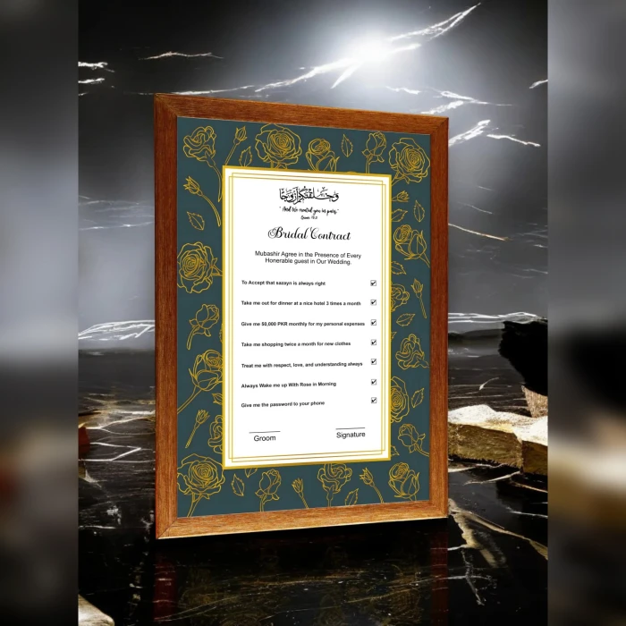 Bridal Contract Checkbox Simple Wedding Agreement Tool cover image 1