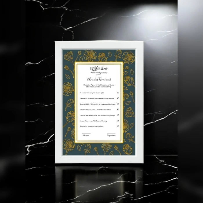 Bridal Contract Checkbox Simple Wedding Agreement Tool cover image 2