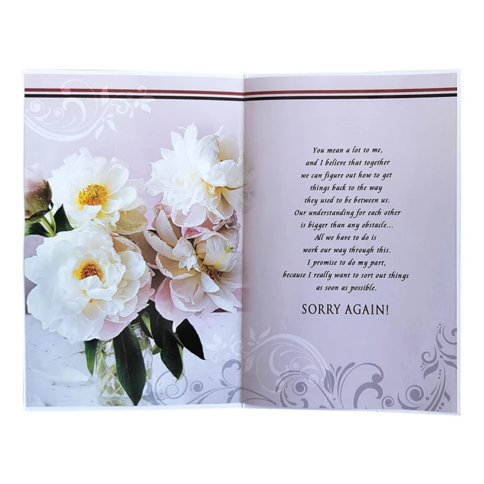 Sorry Gift Combo – Cute Teddy Bear & Apology Greeting Card cover image 4