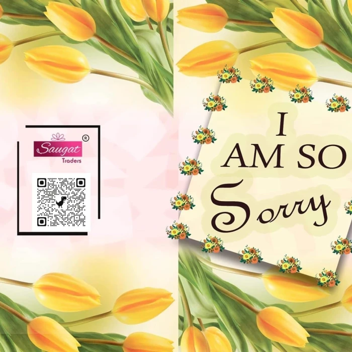Apology Gift Combo Card, Chocolate, Teddy & Carry Bag cover image 4
