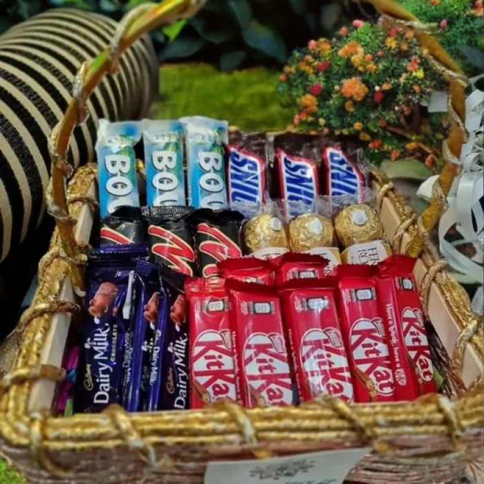 Chocolate Extravaganza Mix Premium Assorted Chocolate Basket