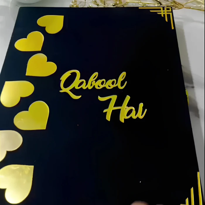 Premium Velvet Nikah Book Kit – Personalized Nikkah Pen & Luxe Velvet Box cover image 4