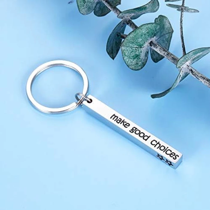 Keychain Key Ring Gifts for Son Daughter Boyfriend Sweet 16 Birthday High School College Student Graduation Gift for Adult Teen Boys Girls from Mom Dad cover image 7