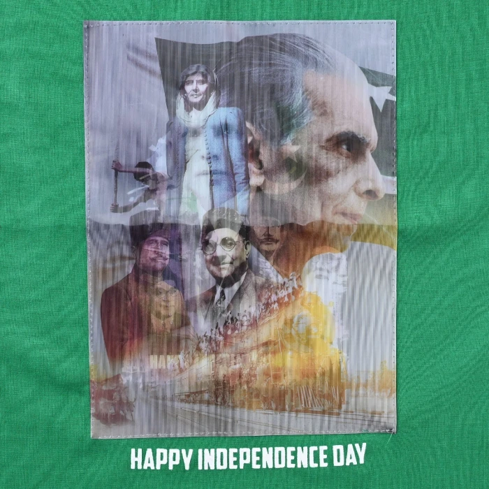 Boys Poly Cotton Jersey Short Sleeve T-Shirt Independence Day (Fern Green) cover image 1