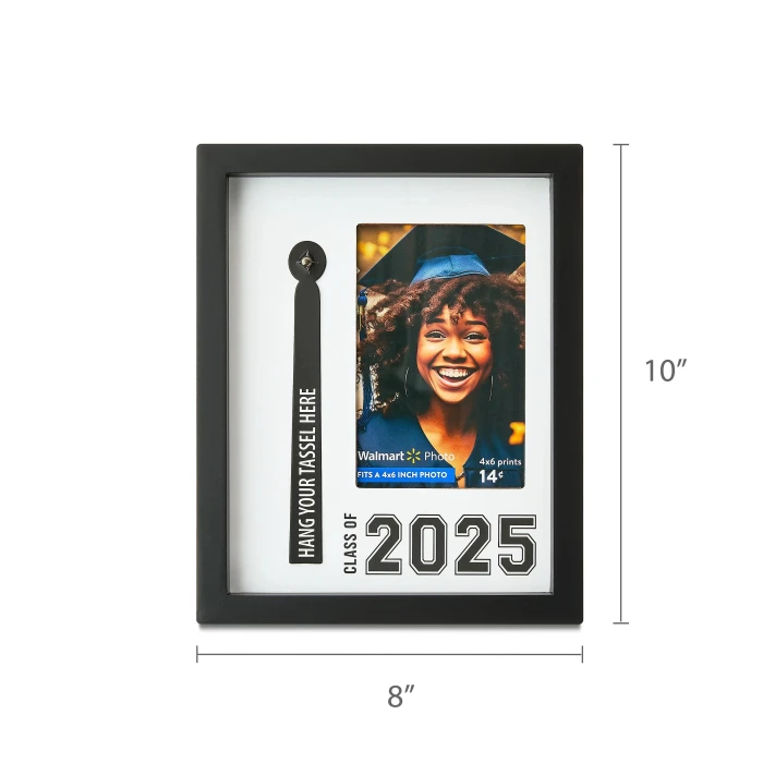 Graduation Class of Black Tabletop Photo Frame with Tassel Holder cover image 4
