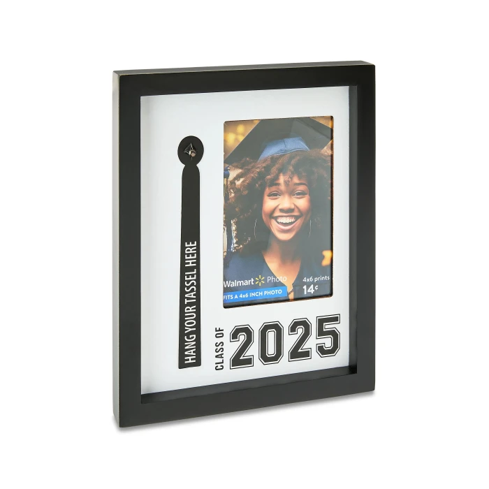 Graduation Class of Black Tabletop Photo Frame with Tassel Holder cover image 3