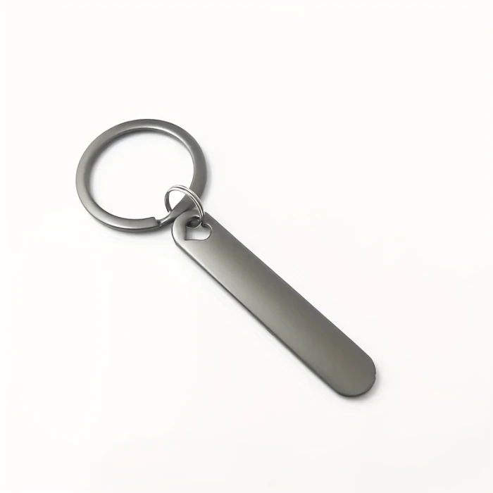Customizable Double‑Sided Engraved Stainless‑Steel Keychain Personalised Name & Phone Number Tag cover image 13
