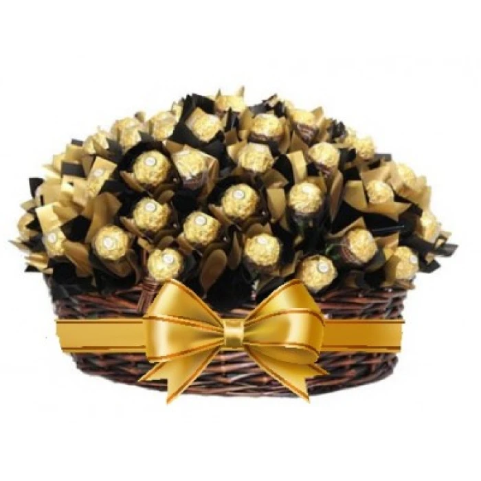32‑Piece Ferrero Rocher Basket – Classic Chocolate Gift Hamper