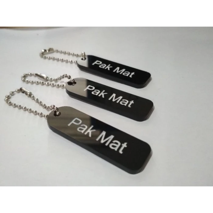 Customizable Phone Number Tag Keychain – PU Leather/Metal Anti‑Lost Car & Bag Accessory cover image 4