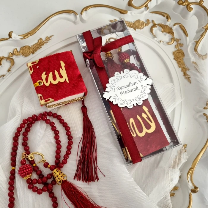 Mini Quran & Tasbih Gift Box Personalized Islamic Gift Set cover image 2