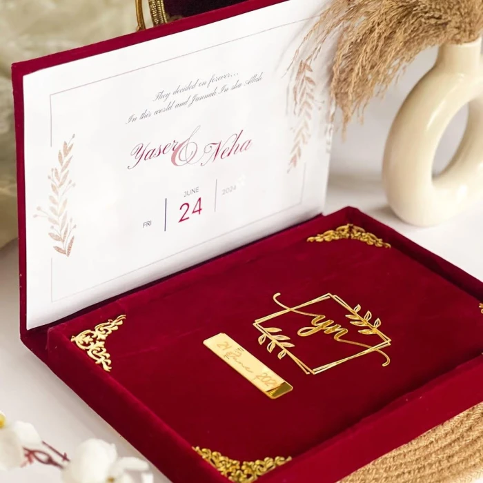 Premium Personalized Nikkah Booklet Custom Islamic Marriage Certificate cover image 1