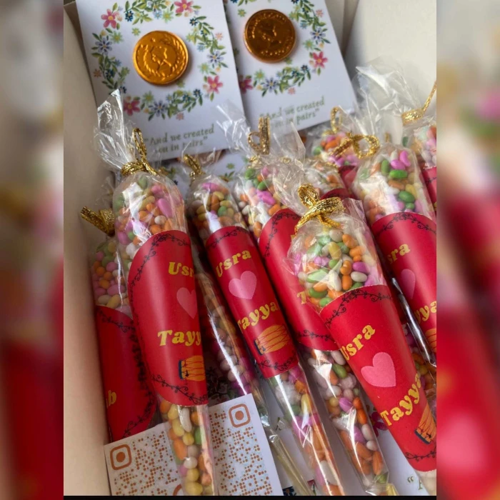 Nikkah Wedding Sweet Cone Favors Personalized Shaadi Favors cover image 5