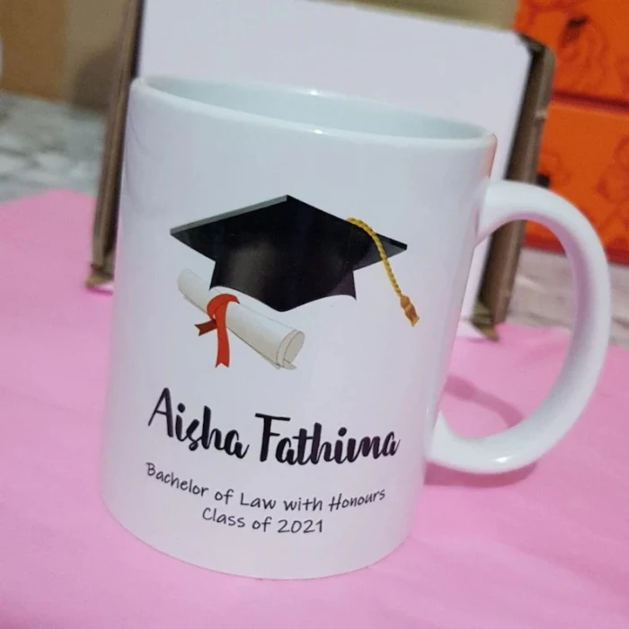 Customizable Convocation Mug Ceramic Graduation Gift cover image 1