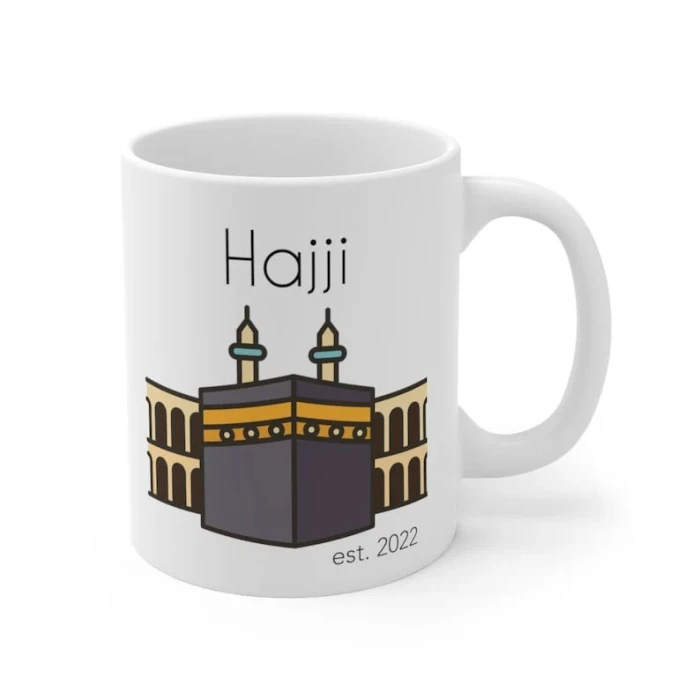 Gift for Hajji Personalized Hajj Mubarak Mug cover image 2