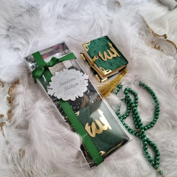 Elegant Mini Quran & Tasbih Gift Box Custom Islamic Favour Set cover image 3