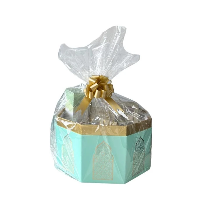 Personalised Umrah Large Hamper Gift Box Premium Chocolate & Pilgrimage Essentials cover image 1
