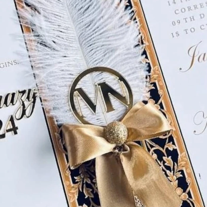 Personalized Nikkah Booklet Elegant Islamic Marriage Certificate cover image 3