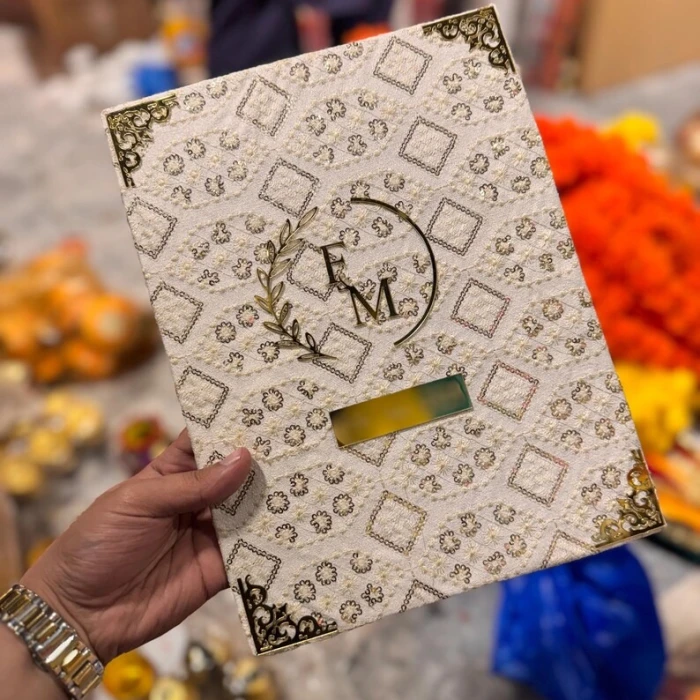 Elegant Nikkah Nama Booklet Marriage Certificate Folder with Velvet Cover cover image 6