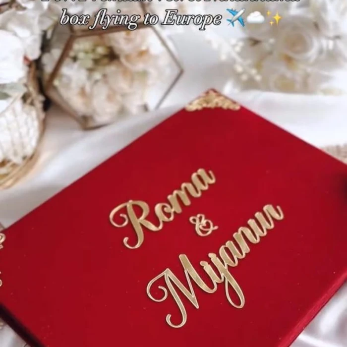 Premium Nikkah Booklet Custom Islamic Marriage Certificate Folder cover image 2
