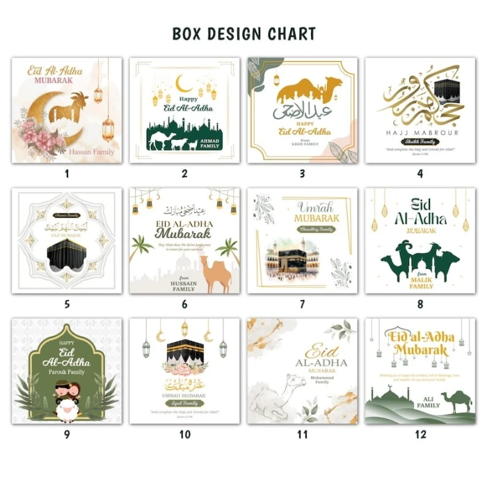 Custom Hajj Mubarak Chocolate cover image 5