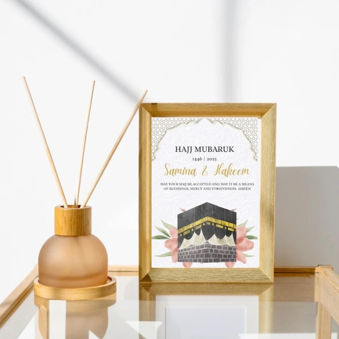 Hajj Mubarak Digital Gift Editable Card Template cover image 6