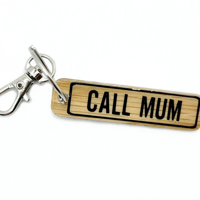 Personalized Emergency Contact Keychain Custom Safety Fob cover image 3