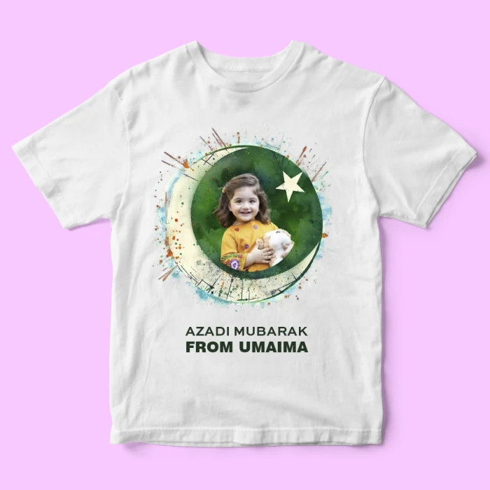 Customizable 14 August Kids Dress Personalized Independence Day Outfit cover image 1
