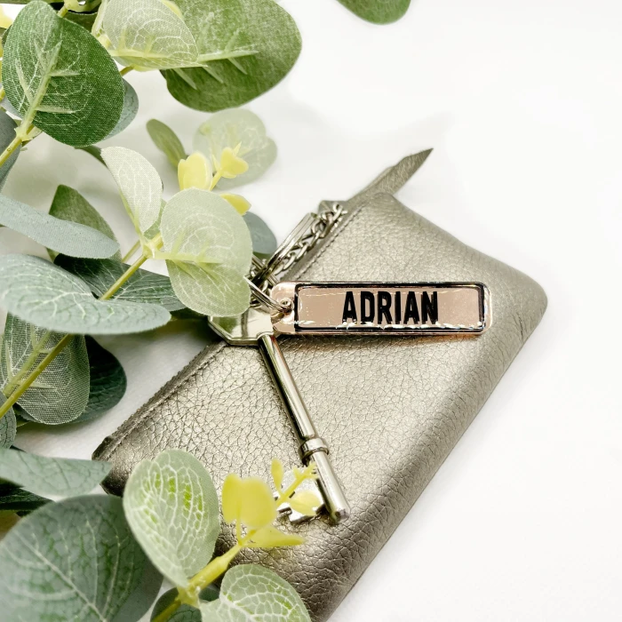 Personalized Emergency Contact Keychain Custom Safety Fob cover image 7