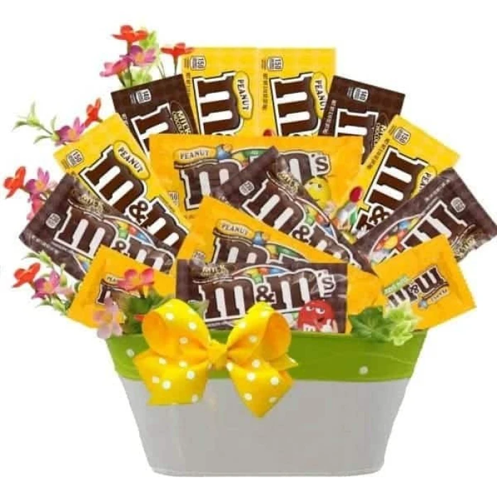 MMS Chocolate Basket Vibrant M&M’s & Chocolate Candy Hamper Pakistan