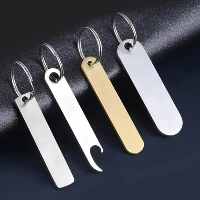 Personalized Stainless Steel Keychain – Custom Name & Phone Number Tag, Anti-Lost Car Keychain Gift for Men cover image 4