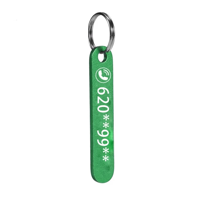 Personalized Phone Number Keychain Custom Laser Engraved Name Bar for Men & Women cover image 5