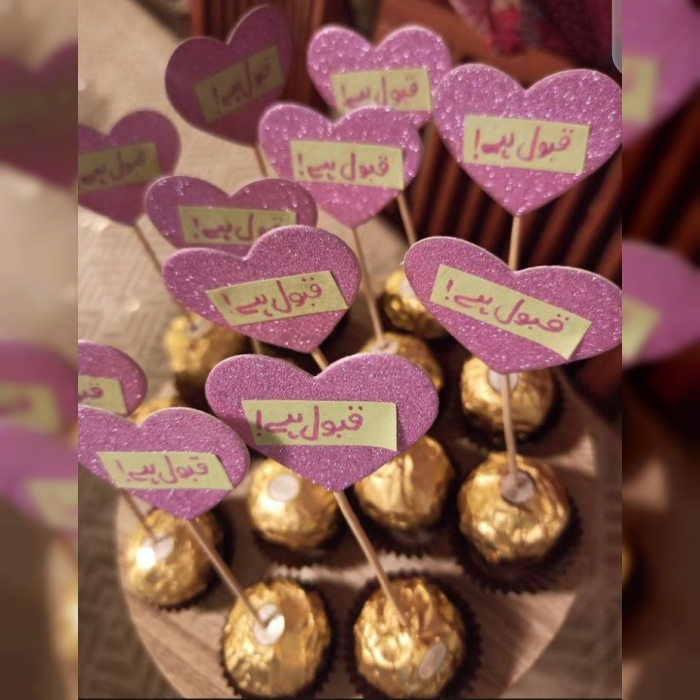 Customized Nikah Ceremony Sweets & Cake Toppers Unique Designs cover image 1