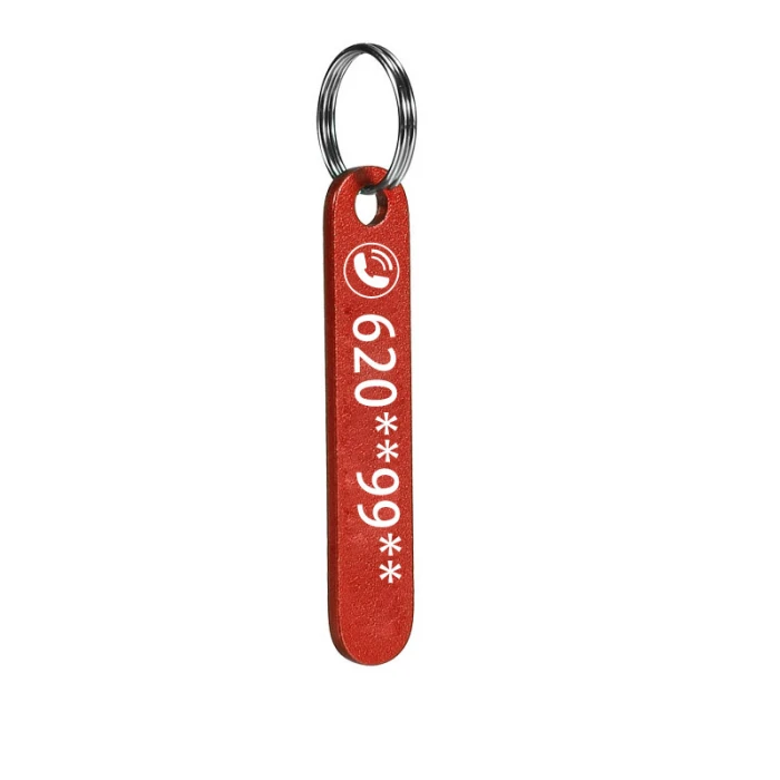 Personalized Phone Number Keychain Custom Laser Engraved Name Bar for Men & Women cover image 9