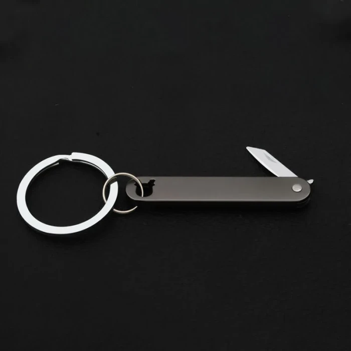 Personalized Stainless Steel Keychain with Mini Knife – Custom Name/Phone Tag cover image 5