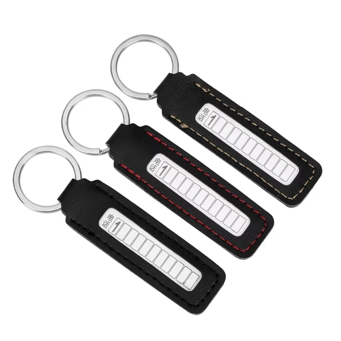 Stainless Steel Car Keychain with Custom Phone Number Tag cover image 6