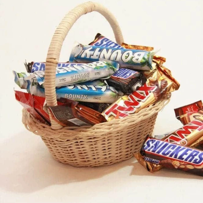 Premium Choco Basket Gourmet Chocolate Assortment