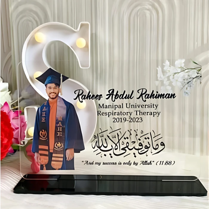 Custom Picture Graduation Frame – Personalized Acrylic with Stand cover image 1