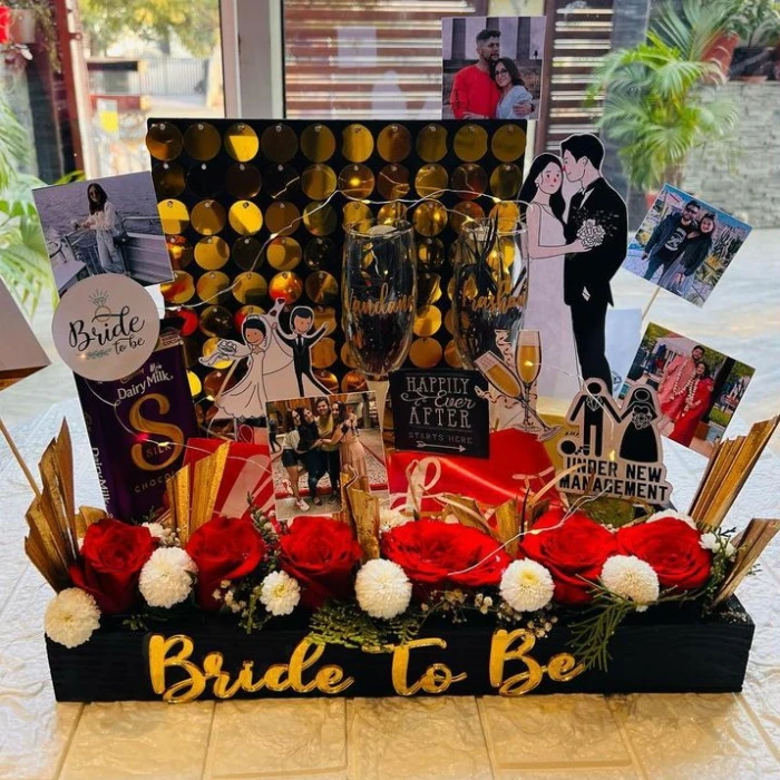 Bridal Basket – Elegant Wedding Gift Basket for Bride