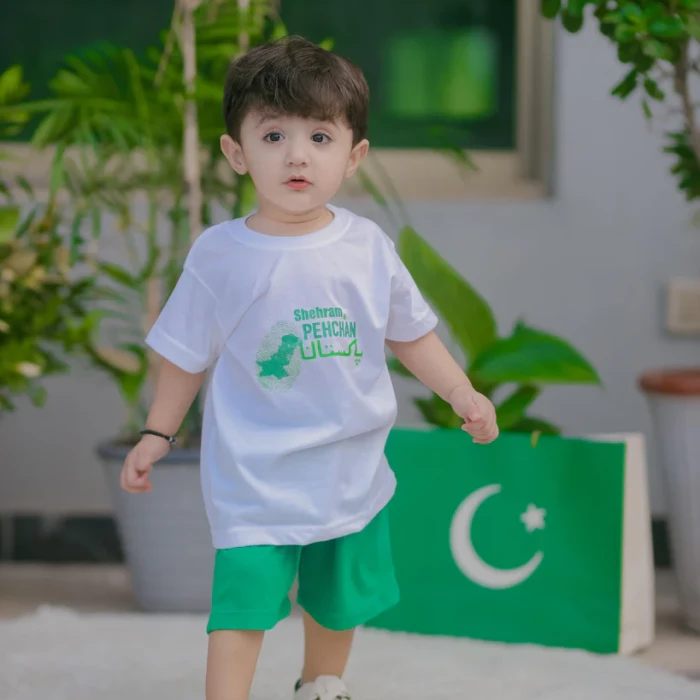 Pakistan T-Shirt With Name Custom Independence Day Shirt